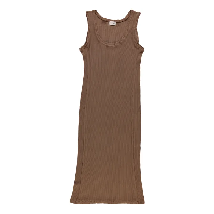 Poudre Organic Robe Côtelée Fève - Collection Femme | Chocolat