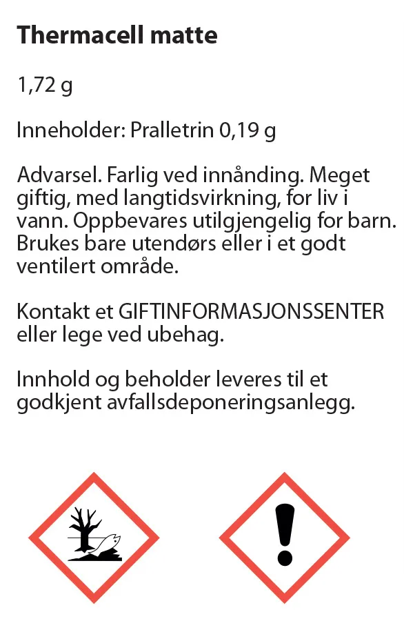 ThermaCELL Mot Mygg Refill R10