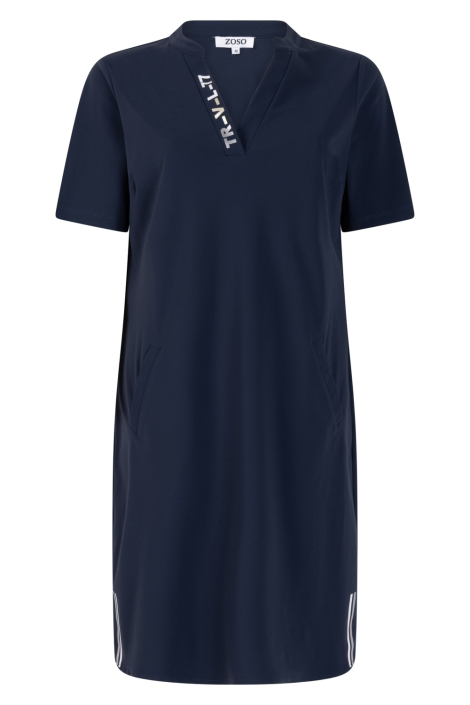 Zoso blauwe dames jurk