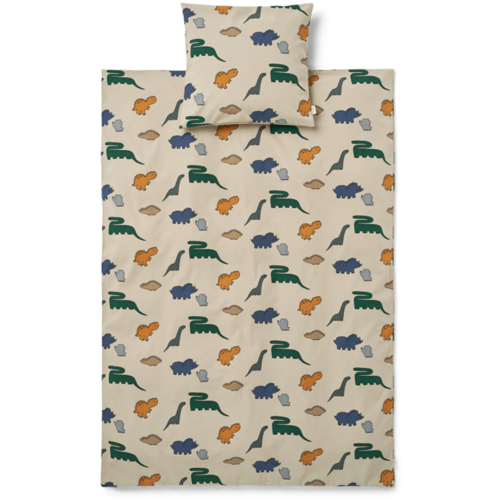 Køb LIEWOOD Dinosaurs / Mist Ingeborg Junior Printed Sengetøj