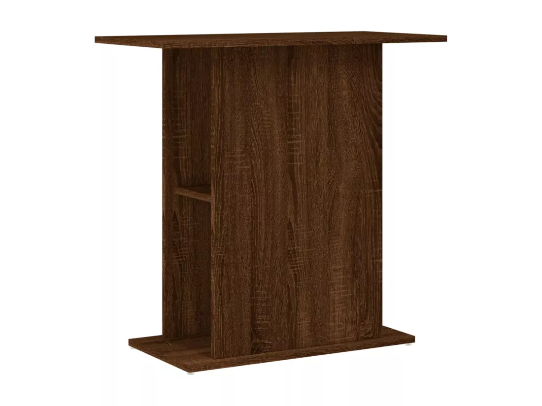 Support pour aquarium chêne marron 75x36x72,5 cm