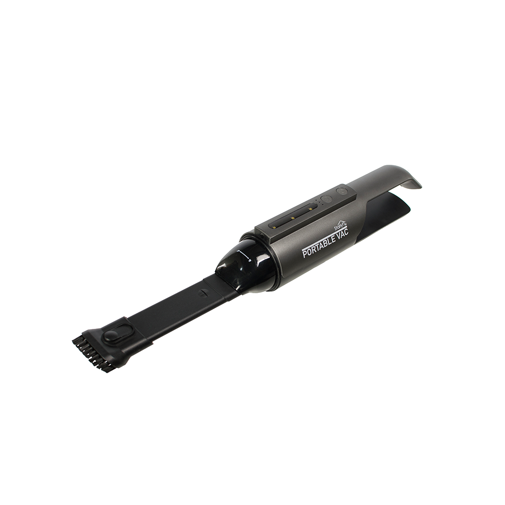 (55W) Portable Vac Kabelloser Akku Hand Staubsauger Bürste inkl. Fugendüse für Haushalt / Auto (VHGVACIND1165) - Schwarz