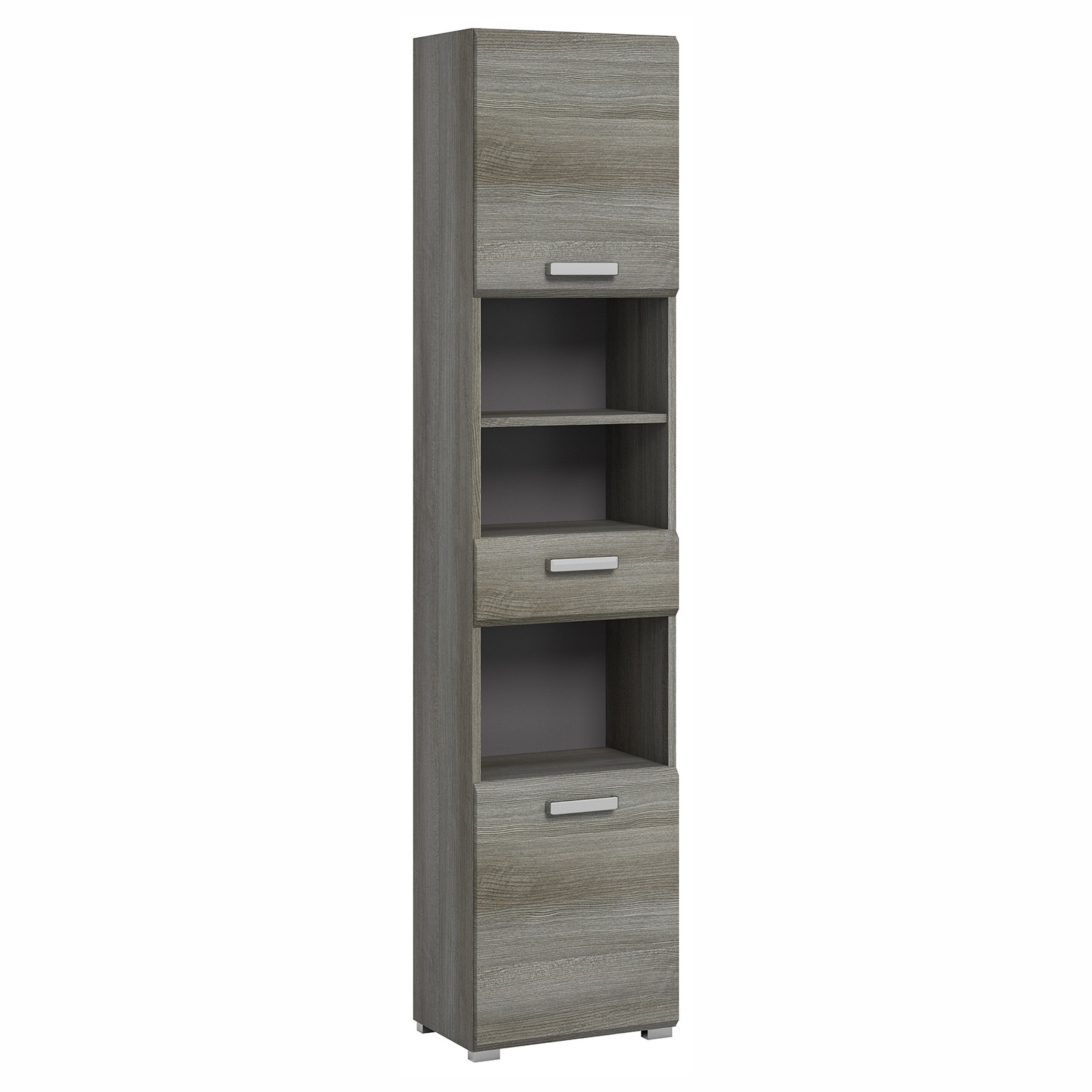 Hochschrank SILVER - Rauchsilber - 185 cm