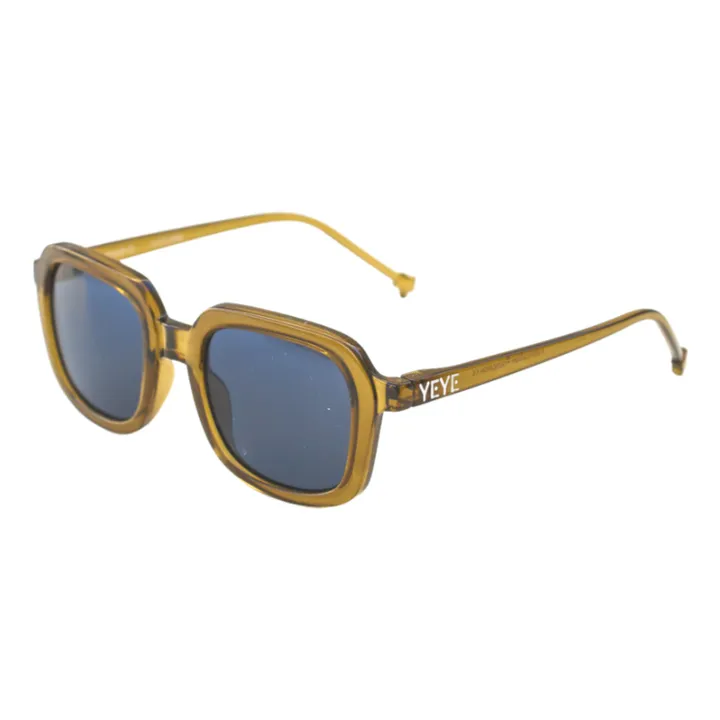 YEYE Lunettes de Soleil Bling | Vert olive