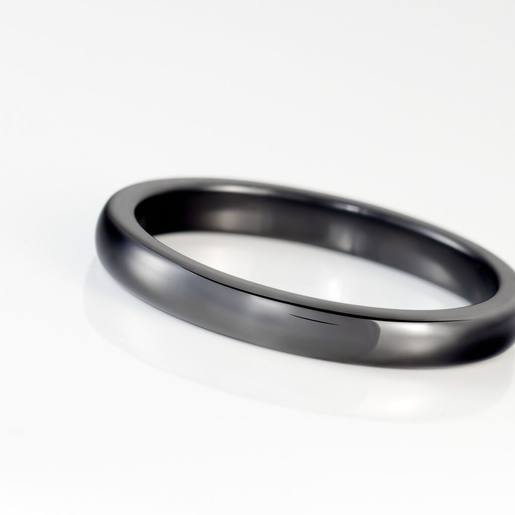 Bague Volta Ceramique Noir Céramique
