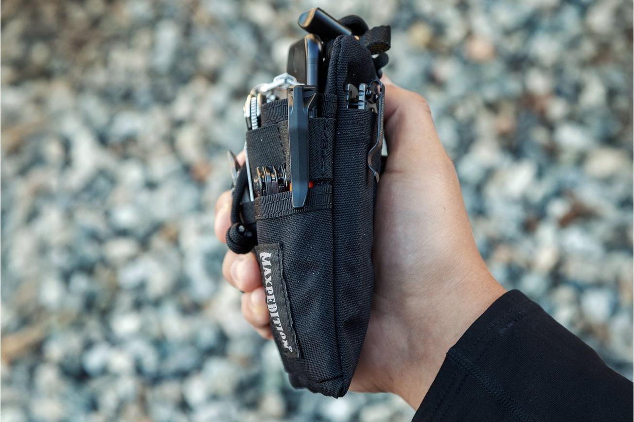 Maxpedition Platy Pocket Organizer 0235B 4x6 Black, pouch