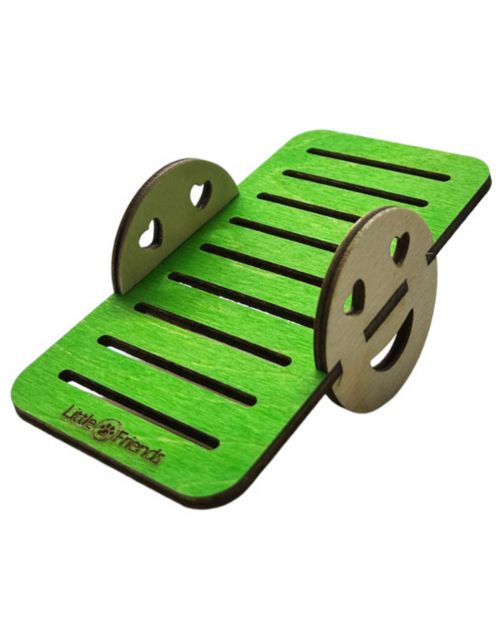 Little Friends Tilting Table - Speelgoed - 13x7x5 cm Groen Houtkleur