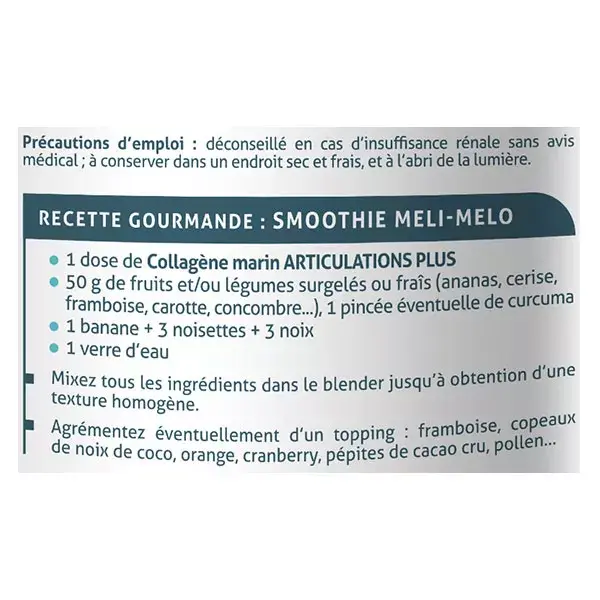 Nuviline Collagène Marin Articulations Plus Membrane d'Œuf Saveur Sureau 280g
