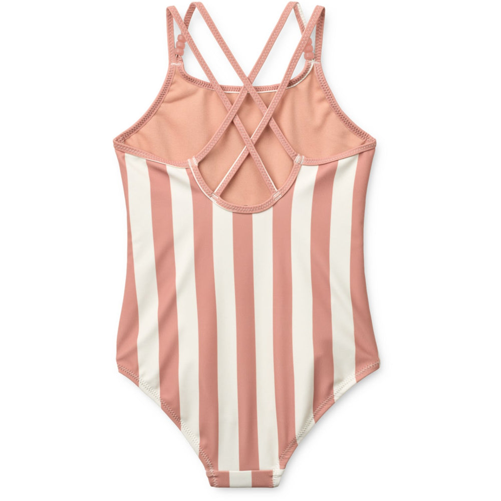 Køb LIEWOOD Coral Blush / Creme De La Creme Stripe Suna Stripe Badedragt