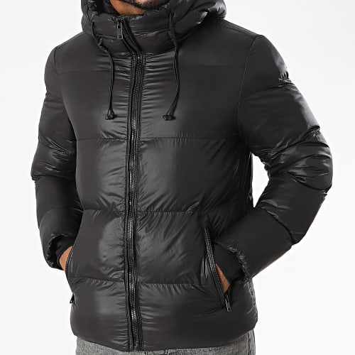 Doudoune Capuche Noir