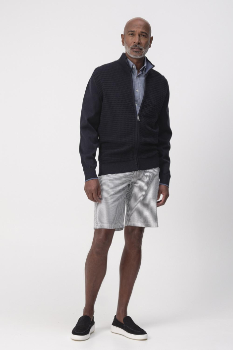 Campbell blauwe heren vest