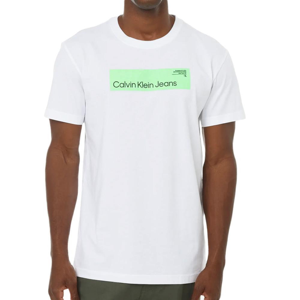 Calvin Klein Jeans T-shirt Blanc Homme Calvin Klein Jeans Hyper Real