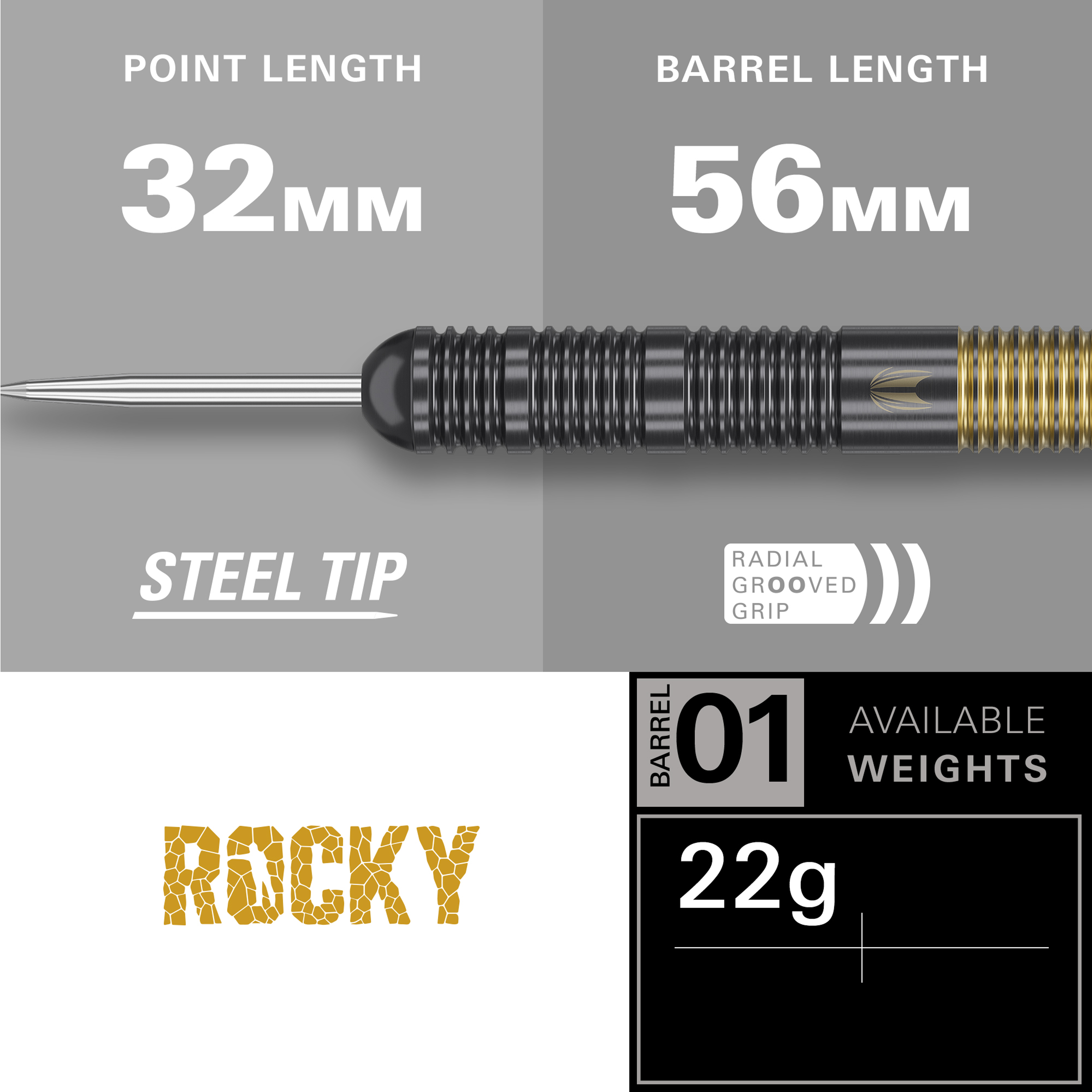 Target - Josh Rock Brass - Steeldart