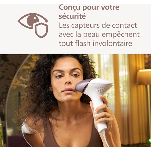 Epilation semi-définitive Philips Lumea série 8000 SenseIQ BRI945
