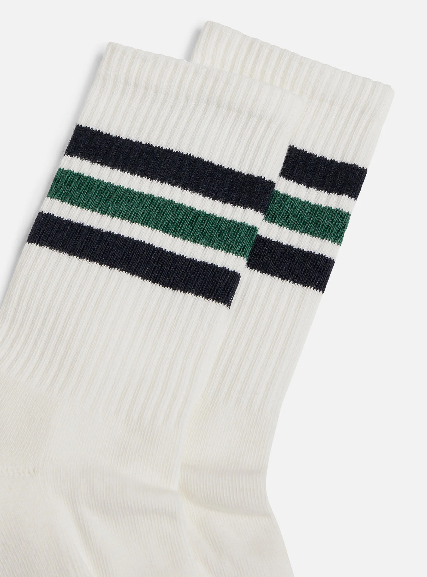Chaussettes Buddy Blanc Vert