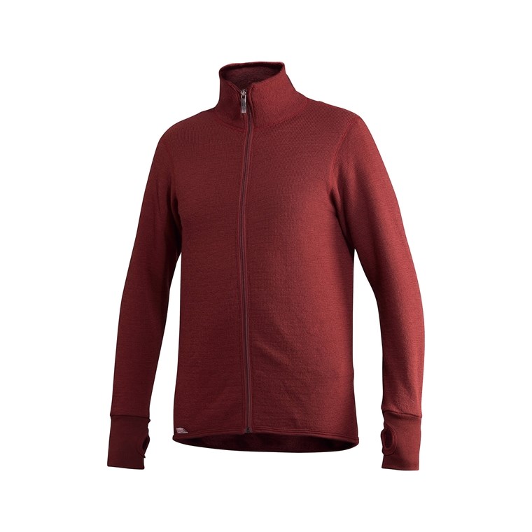 Woolpower Full Zip Jacket 400Jacket Rust Red