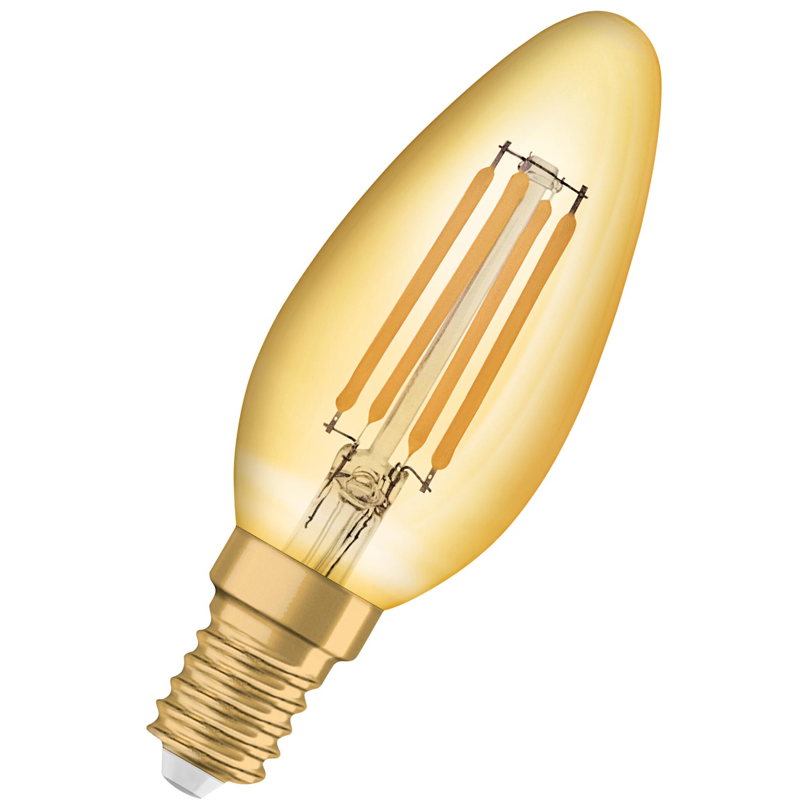 LED-Leuchtmittel 1906 CLB35 -Filament Kerze - E14