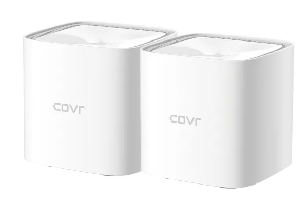 D-Link Covr Whole Home COVR-1102 - Wi-Fi-system - (2 extendere) - op til 325 kvm 1GbE - Wi-Fi 5 - Dual Band