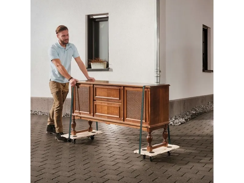 wolfcraft GmbH 2 FT 400, Træ, 8 hjul, 590 mm, 290 mm, 120 mm, 5,25 kg