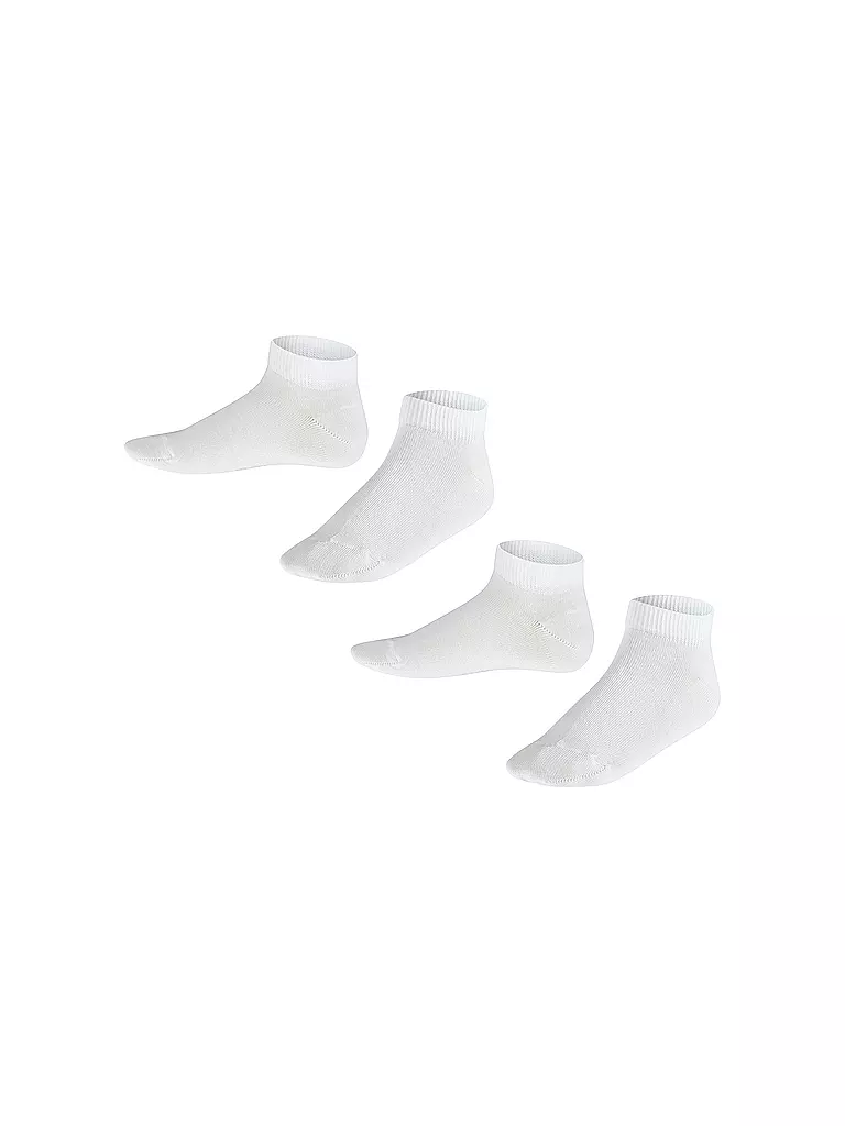 FALKE Happy Kinder Sneakersocken 2-er Pkg. (weiss) weiss
