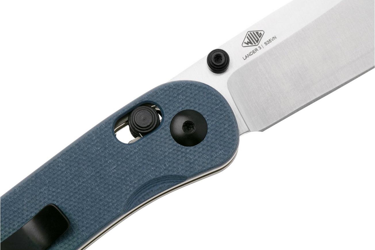 Knafs Lander 3 KNAFS-00275 Horizon Blue G10, Clutch Lock, zakmes