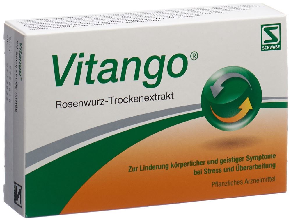 VITANGO Filmtabl 200 mg Blist 60 Stk<br>60 Stück, Blister, Filmtablette