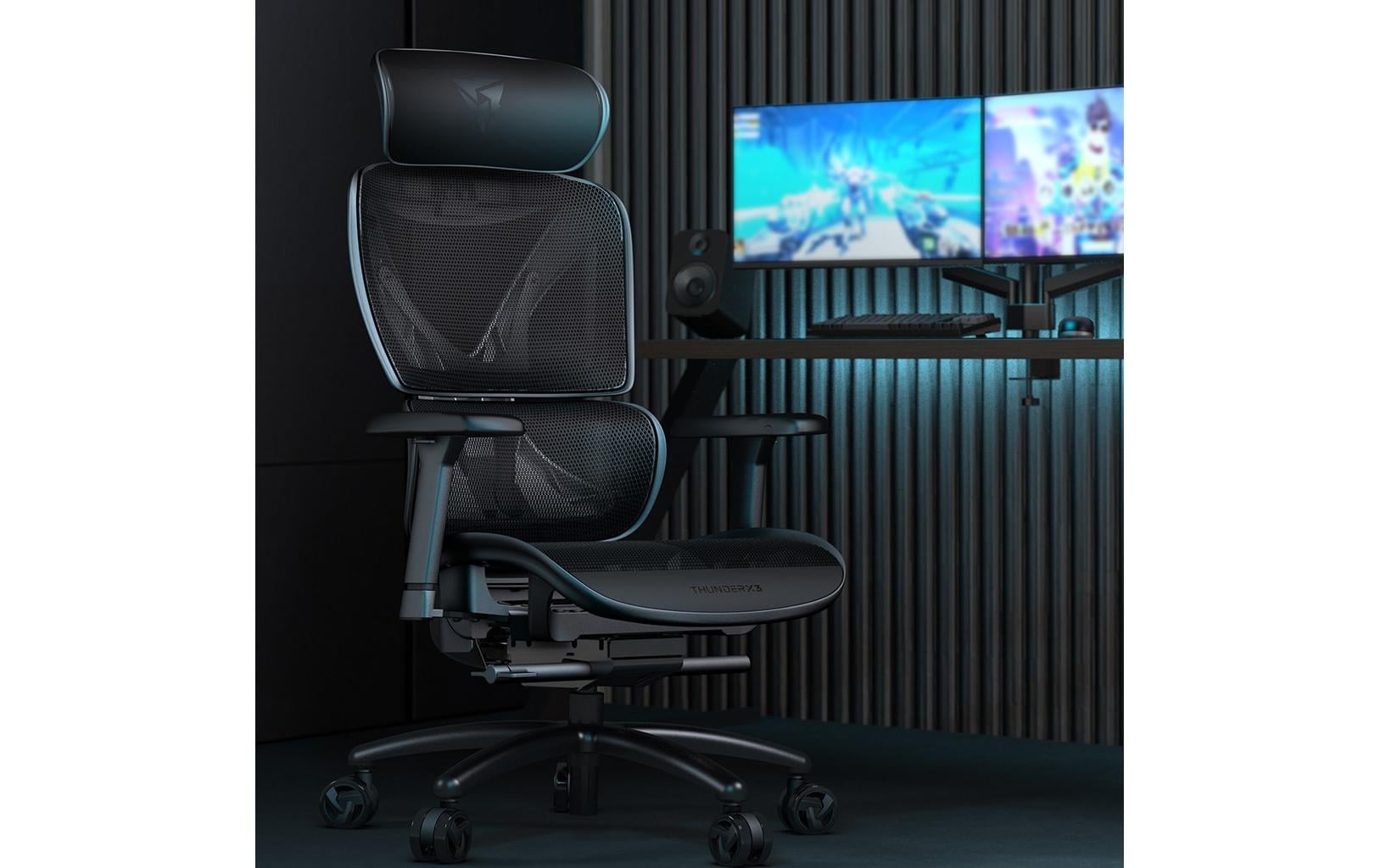 Bürostuhl XTC-Mesh Schwarz<br>Ergonomischer Bürostuhl
