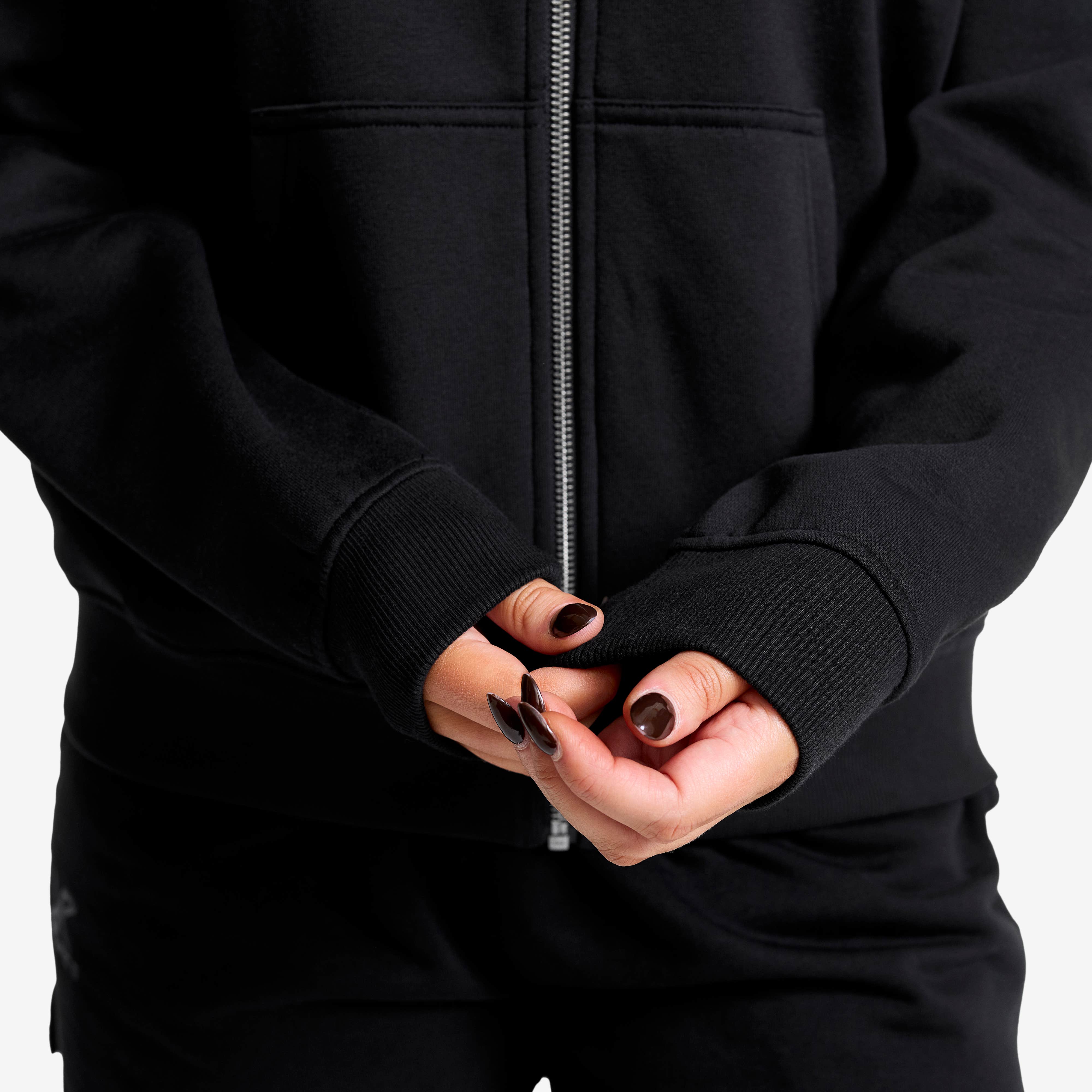 RVRC Full-zip Hoodie Dame Black