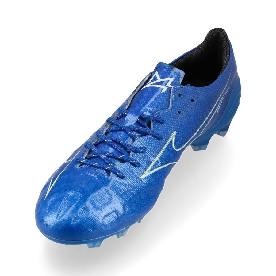 Mizuno Alpha Elite FG/AG Mugen - Bleu/Blanc/Doré