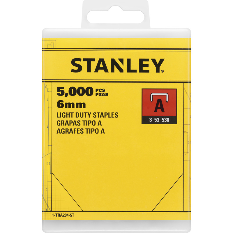 Stanley nieten Type A 6mm