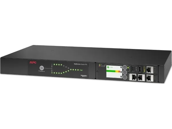 APC NetShelter - Automatisk transferkontakt (rackversion) - AC 207-253 V - 2000 VA - 1-faset - Ethernet 10/100/1000, USB - output-stikforbindelser: 12 - 1U - sort
