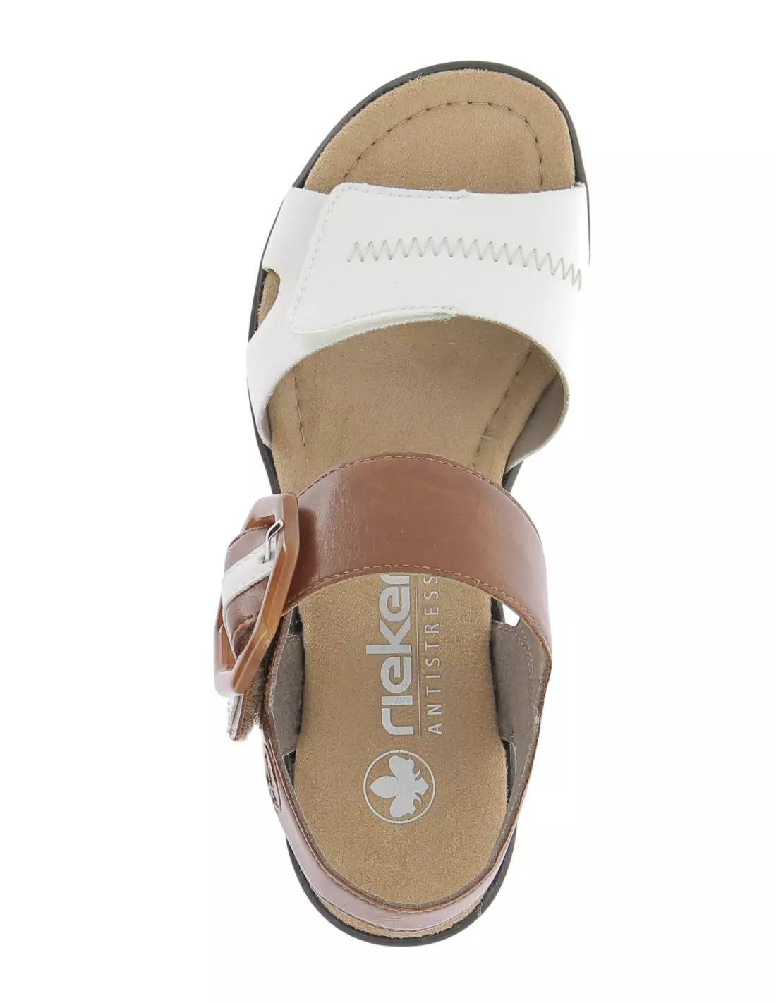 RIEKER 68176-80 - Sandales & nu-pieds weisssherry