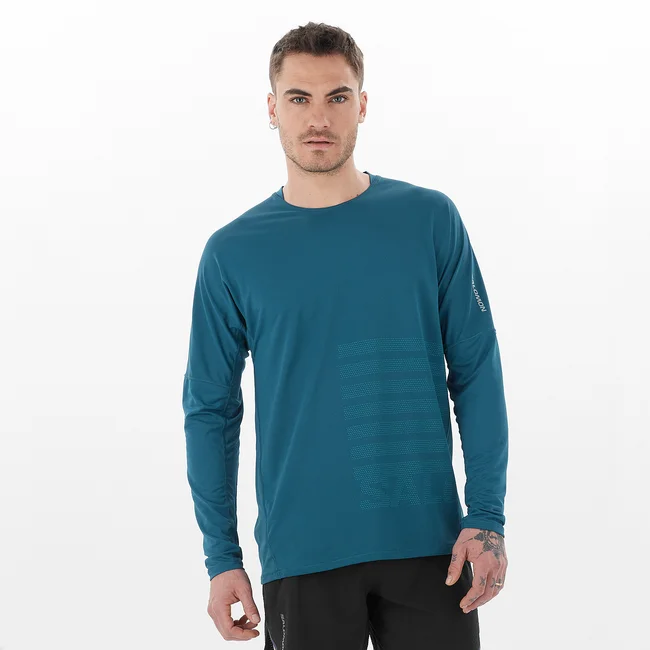 SENSE AERO GRAPHIC  Langarmshirt Herren DEEPDIVE/TahitianTide