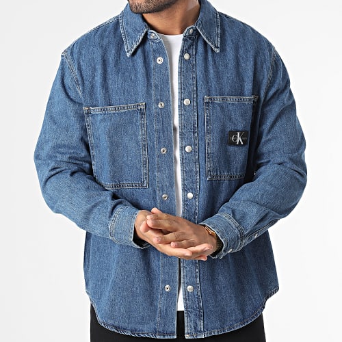 Chemise En Jean Manches Longues Relaxed Linear 2389 Bleu Denim