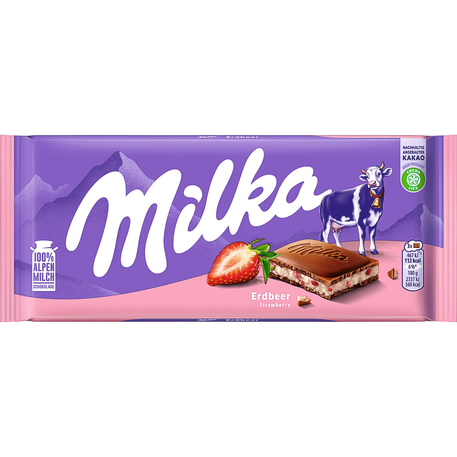 Milka Erdbeer 100 g