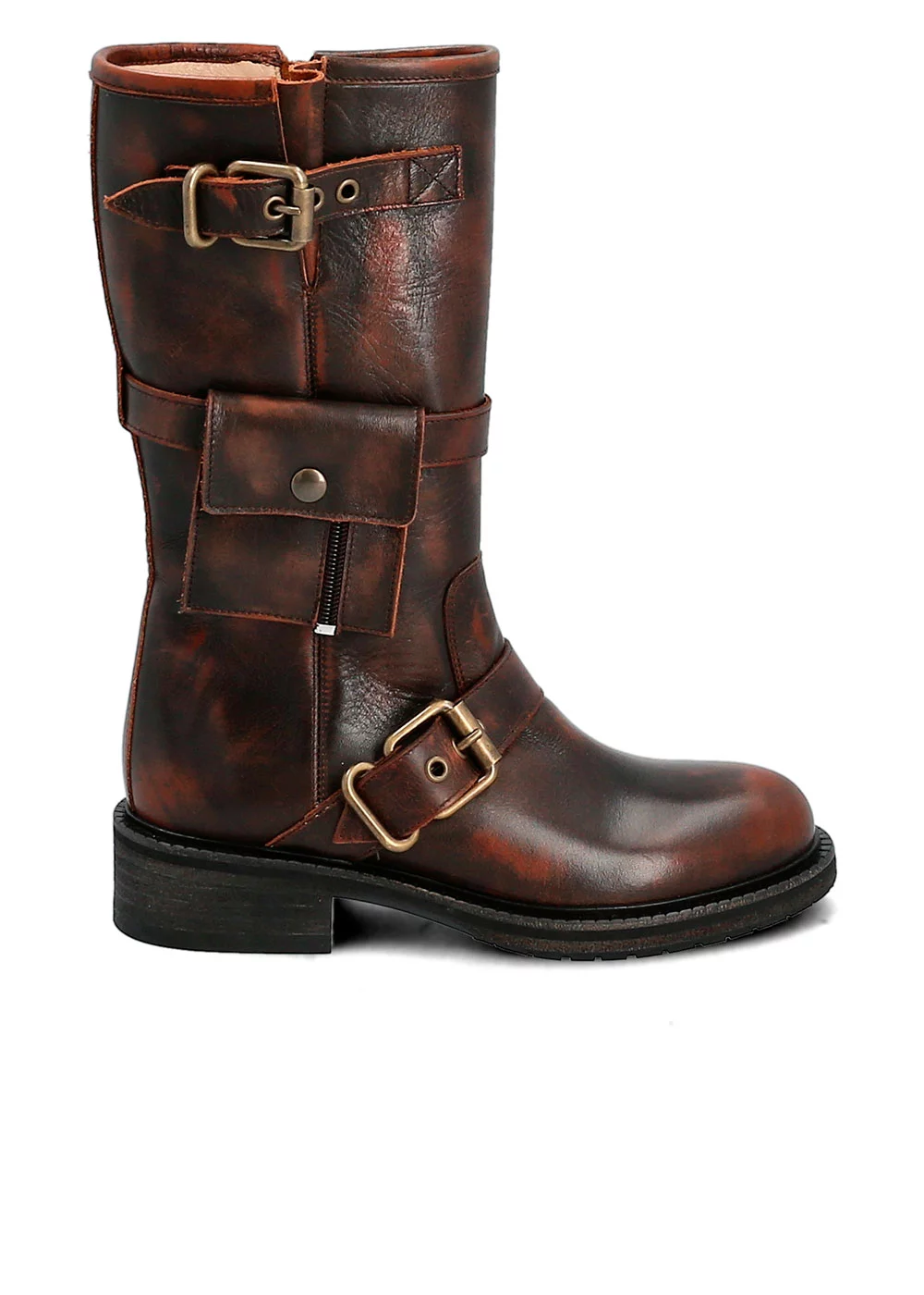 MI BOTTE VERANA CUIR MARRON
