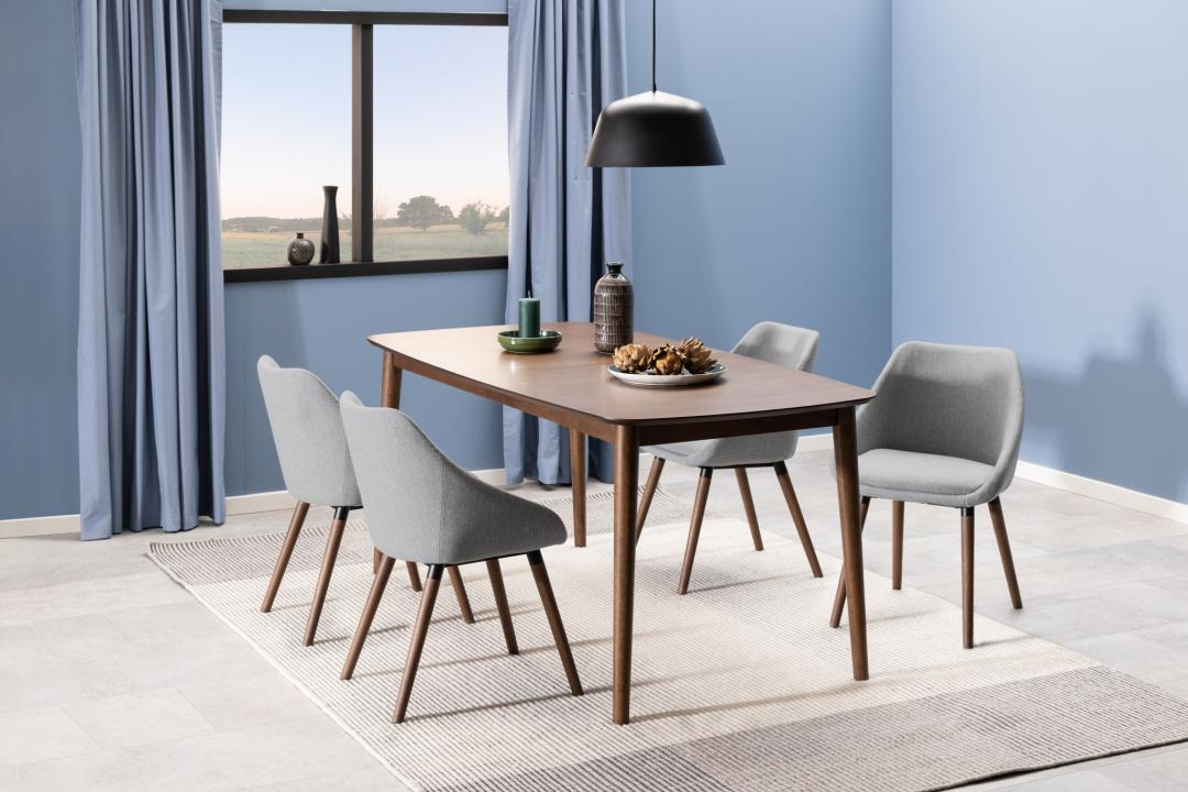 Kristiansand Eetkamertafel - 220 x 90 cm - Walnoot