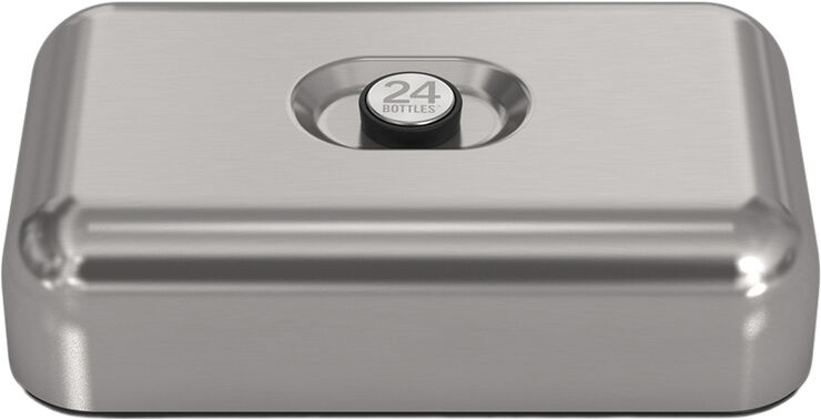 24Bottles Lunchbox - Brushed Steel Sølv