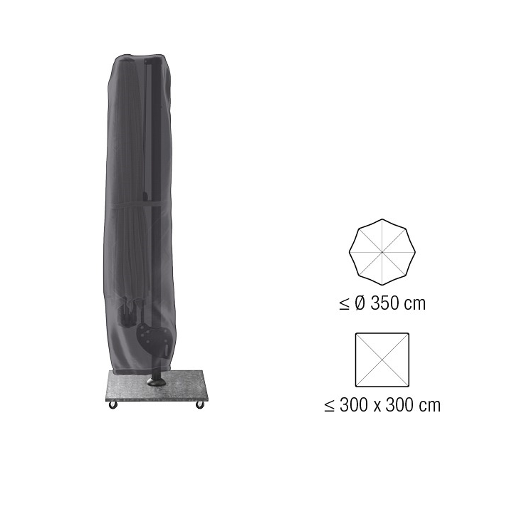 AeroCover Zweefparasolhoes H 250 x Ã 60 cm