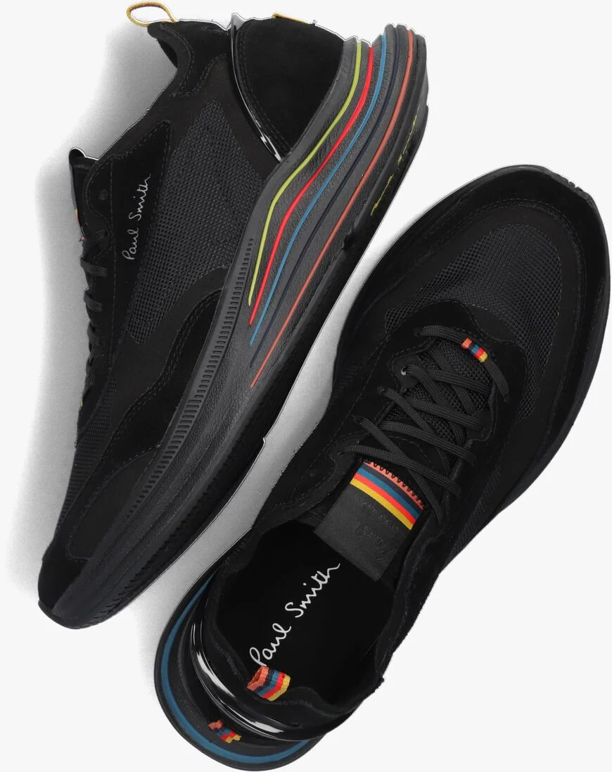 PAUL SMITH zwarte paul smith lage sneakers mens shoe nagase