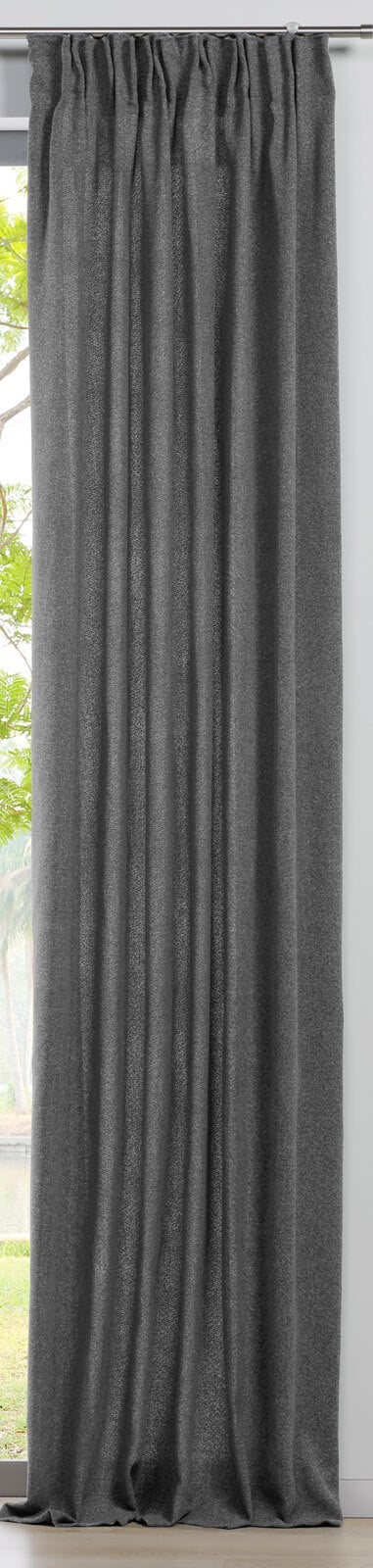 my deco Schlaufenschal CHALET 135 x 300 cm grau