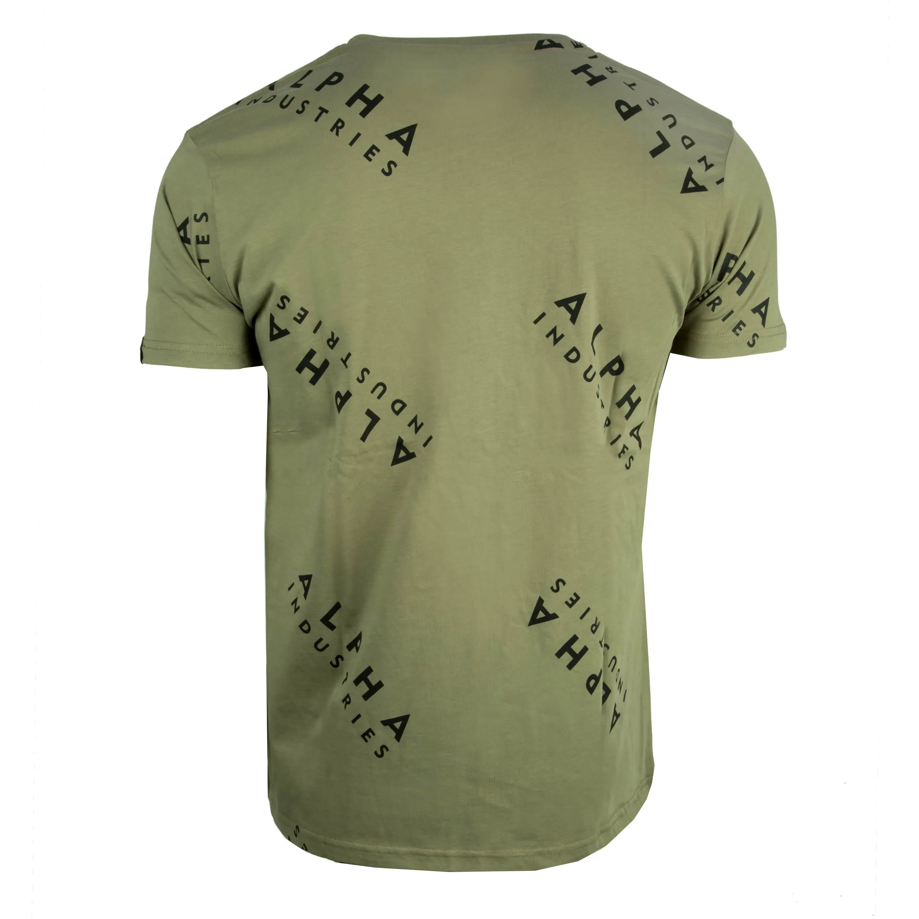 Alpha Industries -  Alpha Industries T-Shirt AOP T oliv