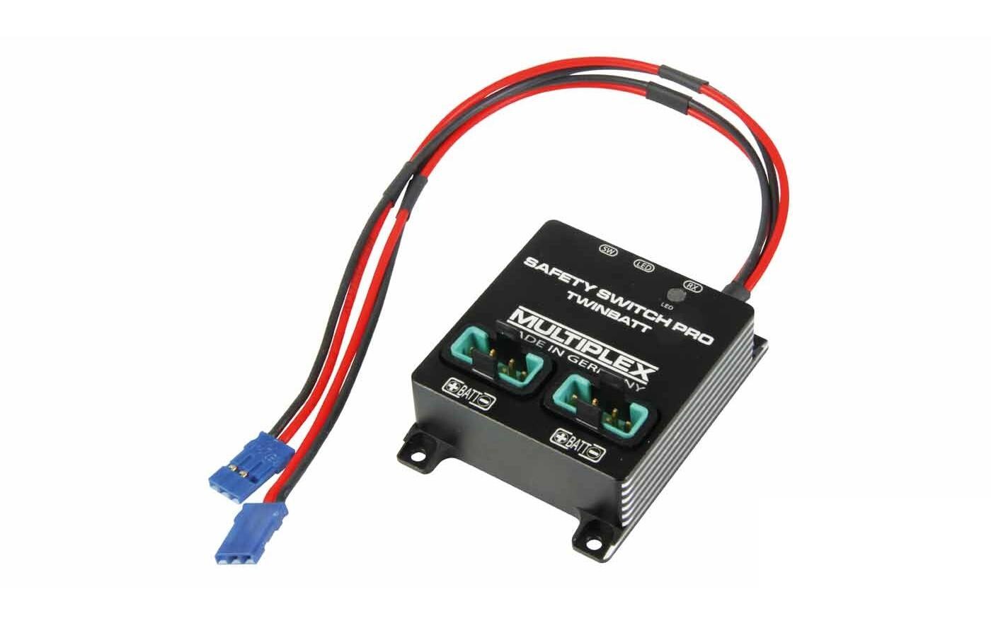Akkuweiche Safety Switch Pro Twinbatt UNI15 A Sicherheitsschalter mit Akkuweiche