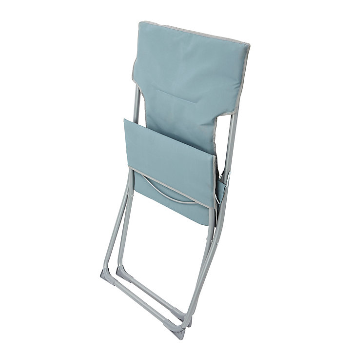 Chilienne métal et toile Blooma Levana bleu arona