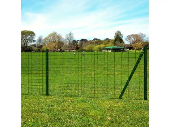 Cl?ture Euro Acier 10 x 1,7 m Vert