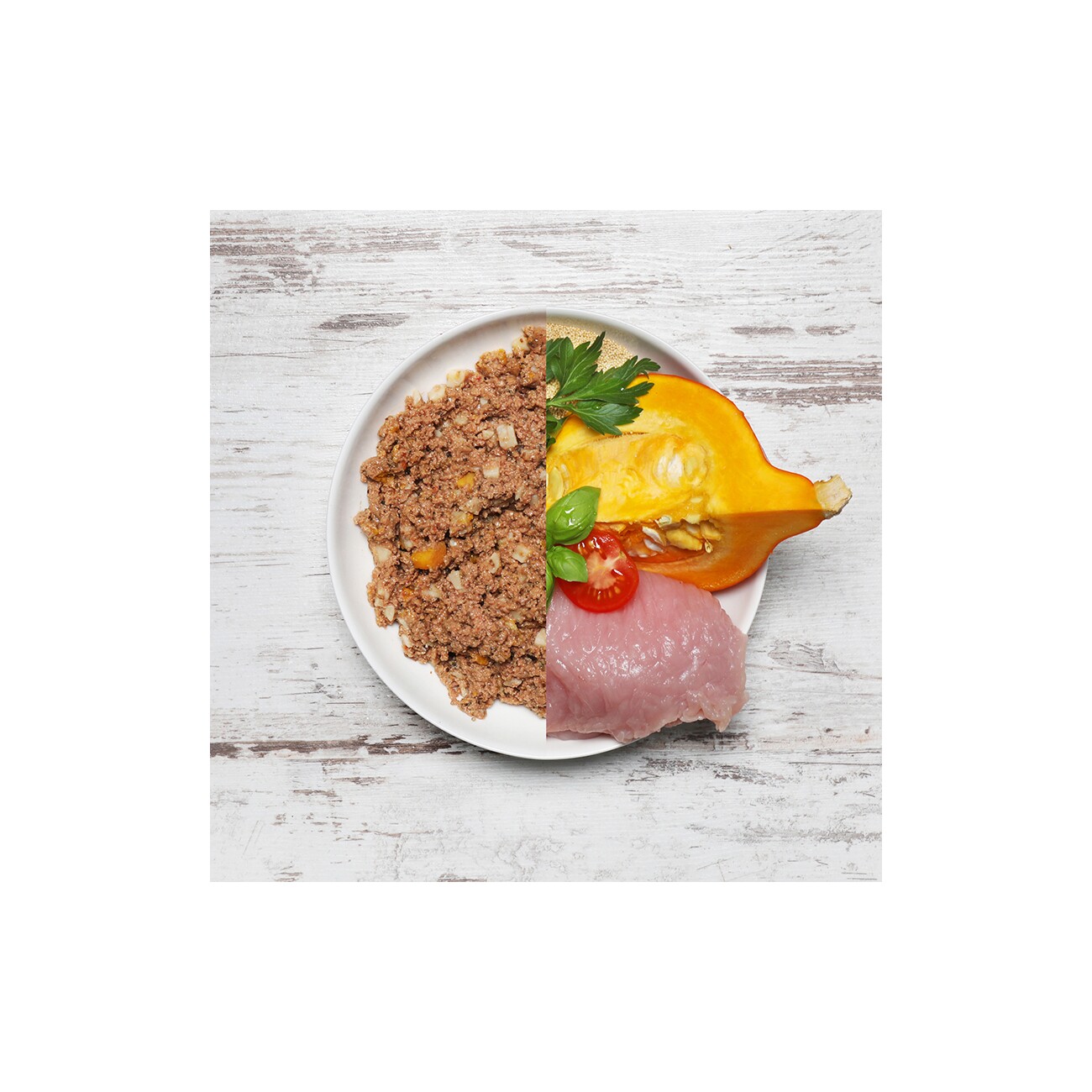 DOG'S LOVE Nassfutter Hund, Adult, Bio 6x400 g Pute mit Amaranth und Kürbis