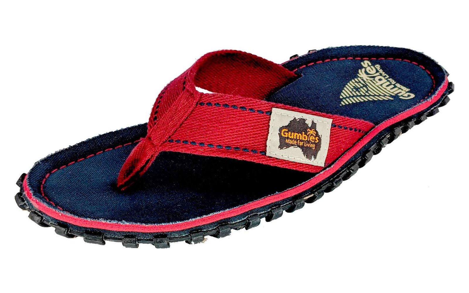 Gumbies Navy Coast Zehenstegsandale