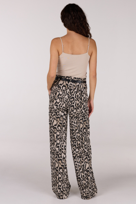 Juffrouw Jansen beige dames top