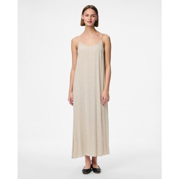 Pieces Vestido Longo Sem Mangas Pia Birch / Melange S