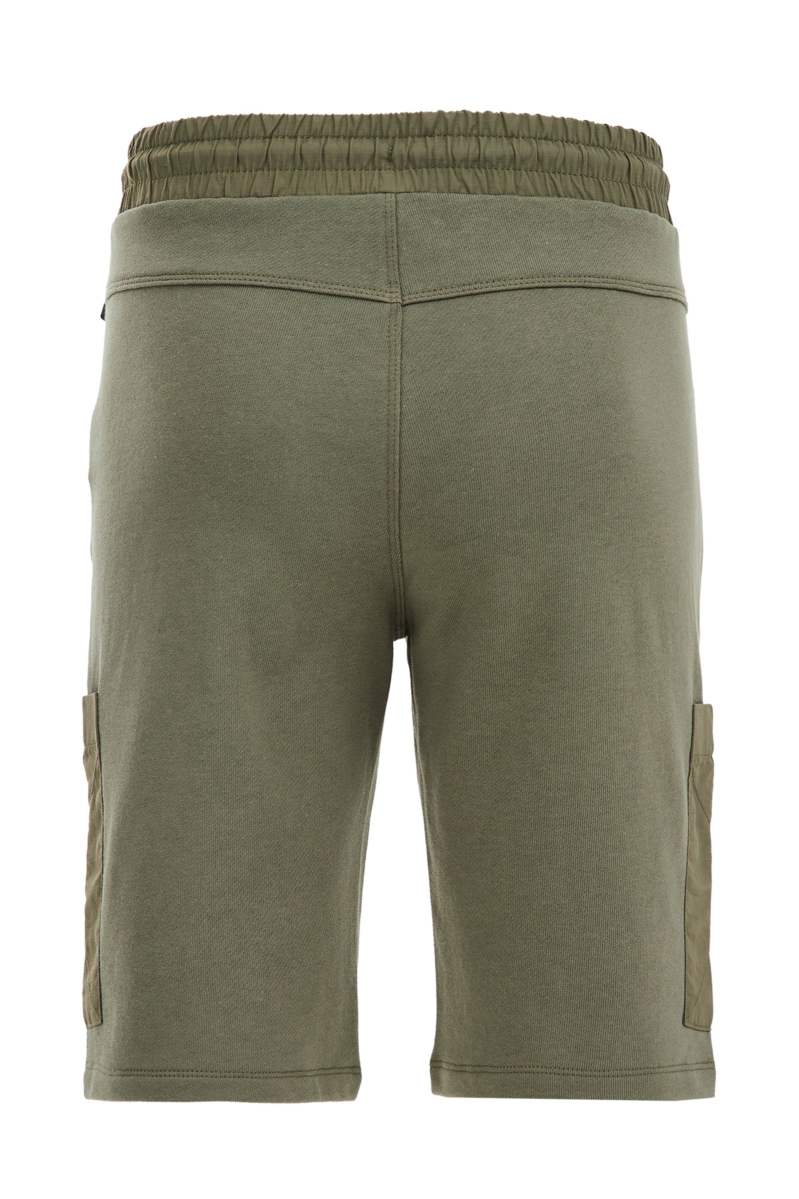 Jongens sweatshort met cargozakken WE Fashion Khaki